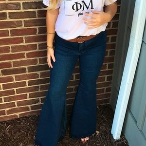 Free people bell bottom jeans